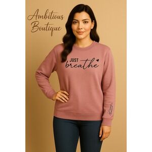 Mauve Inspiration Quoted Long Sleeve /‎ Sku0093